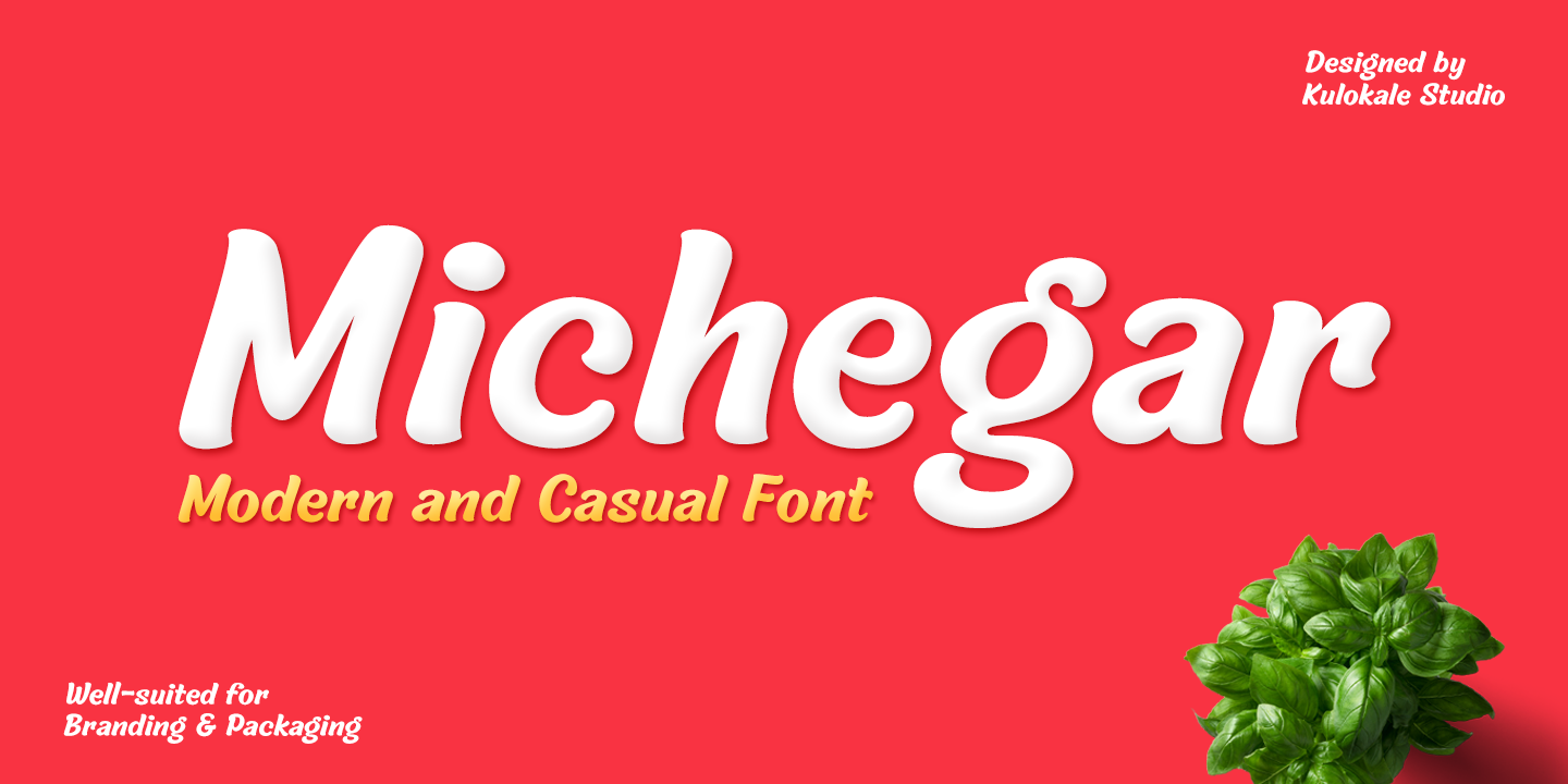 Example font Michegar #1
